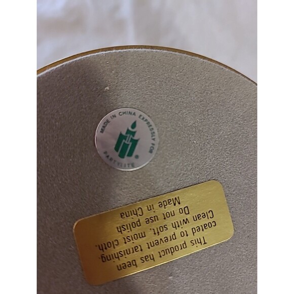 Partylight Brass Coated Tapered Candle Holder Base ONLY - Picture 7 of 7